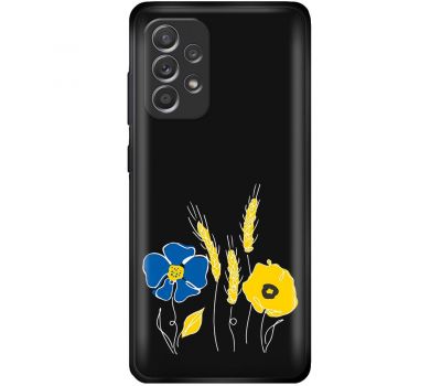 Чохол для Samsung Galaxy A73 (A736) MixCase патріотичні квіти україни