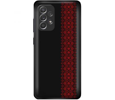 Чохол для Samsung Galaxy A73 (A736) MixCase патріотичні червоний колір вишиванки