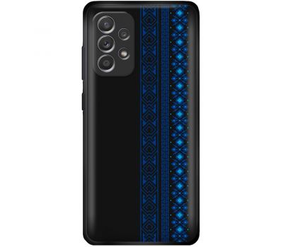 Чохол для Samsung Galaxy A73 (A736) MixCase патріотичні синій колір вишиванки