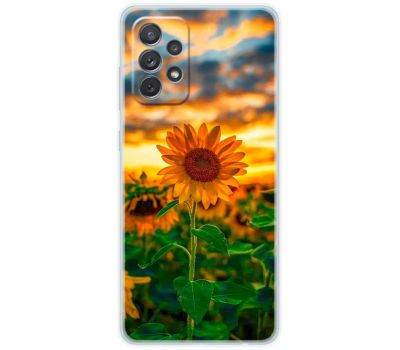 Чохол для Samsung Galaxy A72 MixCase осінь поле соняшників