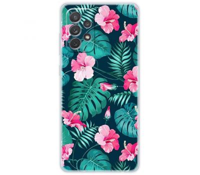 Чохол для Samsung Galaxy A72 MixCase квіти тропічні