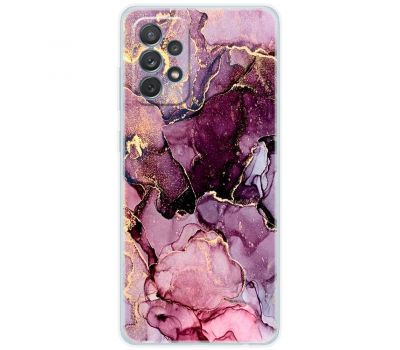 Чохол для Samsung Galaxy A72 MixCase мармур рожевий