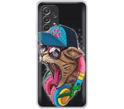 Чохол для Samsung Galaxy A73 (A736) MixCase звірі стильний кіт