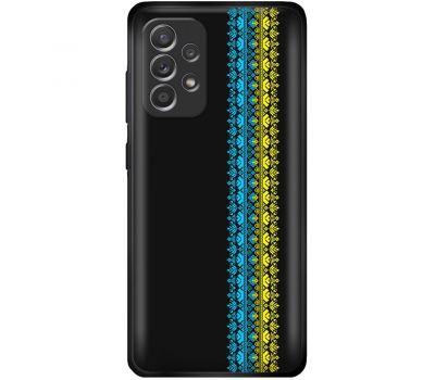 Чохол для Samsung Galaxy A53 (A536) MixCase патріотичні синє-жовтий колір вишиванки