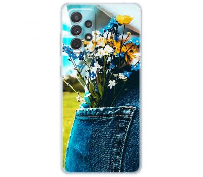Чохол для Samsung Galaxy A73 (A736) MixCase патріотичні квіти України