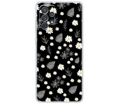 Чохол для Samsung Galaxy A73 (A736) MixCase квіти ромашки і листочки