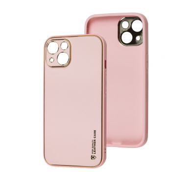 Чохол для iPhone 14 Leather Xshield pink