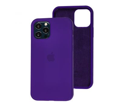 Чохол Silicone для iPhone 12 / 12 Pro case dark purple
