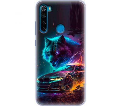 Чохол для Xiaomi Redmi Note 8 MixCase машини bmw вовк