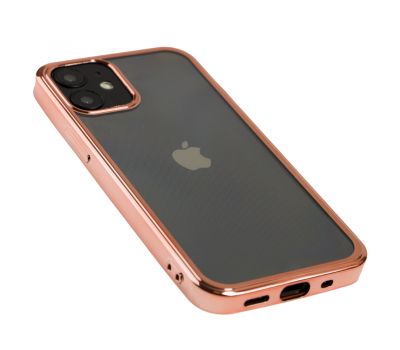 Чохол для iPhone 12 mini Glossy edging рожево-золотистий 3353130