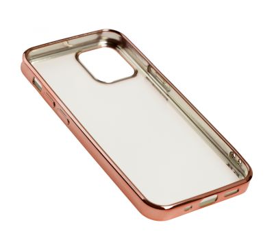 Чохол для iPhone 12 mini Glossy edging рожево-золотистий 3353131
