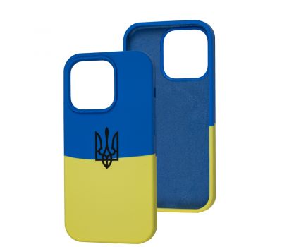 Чохол для iPhone 14 Pro silicone full Ukraine