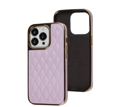 Чохол для iPhone 14 Pro Puloka leather case purple
