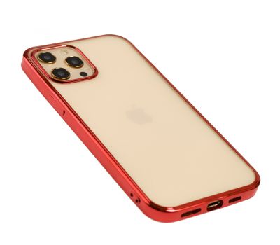 Чохол для iPhone 12 Pro Max Glossy edging червоний 3353256