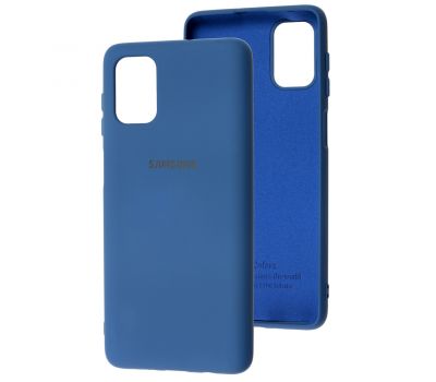 Чохол для Samsung Galaxy M51 (M515) Silicone Full синій / navy blue