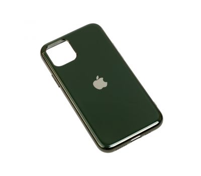 Чохол для iPhone 11 Pro Silicone case (TPU) темно-зелений 3355235
