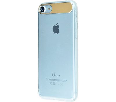 Чохол для iPhone 7 Usams Metal Clear Series золото 3355777
