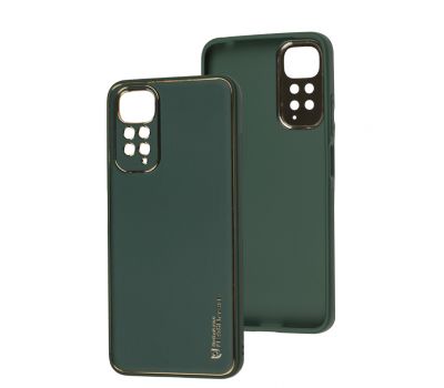 Чохол для Xiaomi Redmi Note 11 / 11s Leather Xshield army green
