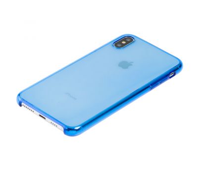 Чохол для iPhone Xs Max Clear case синій 3357094
