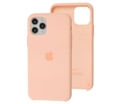 Чохол Silicone для iPhone 11 Pro Premium case grapefruit