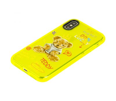 Чохол для iPhone Xs Max Neon print Teddy 3357183