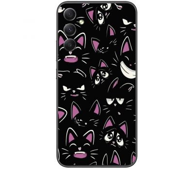 Чохол для Samsung Galaxy A34 (A346) MixCase мультики black cat
