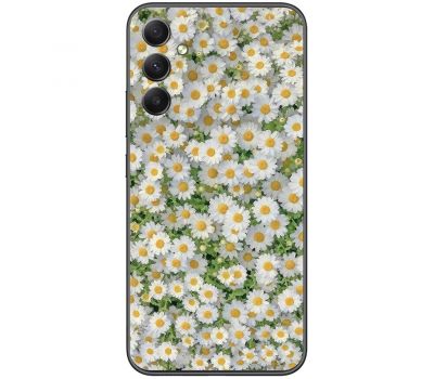 Чохол для Samsung Galaxy A34 (A346) MixCase квіти ромашки фарбами