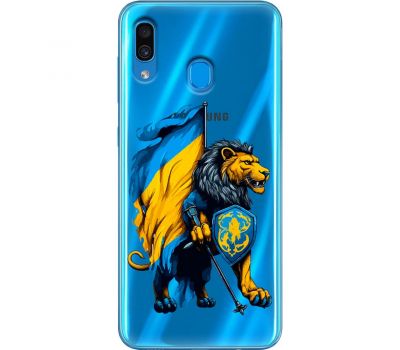 Чохол для Samsung Galaxy A20 / 30 MixCase патріотичні Український лев