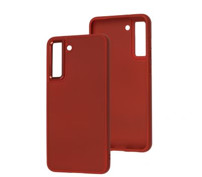 Чохол для Samsung Galaxy S21 FE (G990) Bonbon Metal style red
