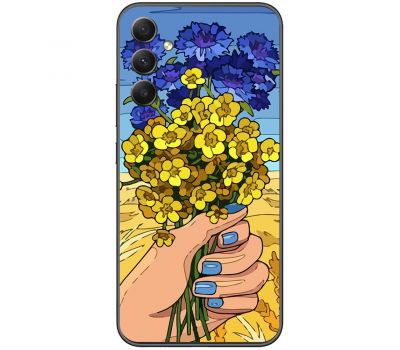 Чохол для Samsung Galaxy A34 (A346) MixCase патротичні квіти