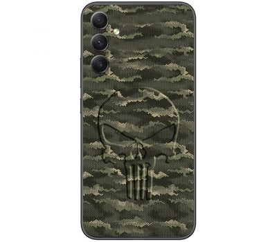 Чохол для Samsung Galaxy A24 (A245) MixCase патротичні scull green