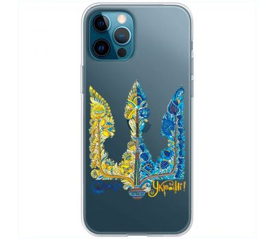 Чохол для iPhone 12 Pro MixCase патріотичні герб із колосками