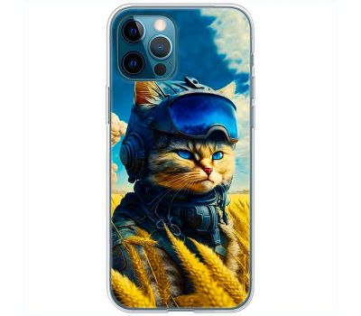 Чохол для iPhone 13 Pro MixCase патріотичні котик