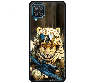 Чохол для Samsung Galaxy A12 / M12 MixCase техніка леопард у формі