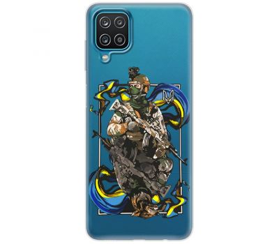 Чохол для Samsung Galaxy A12 / M12 MixCase патріотичні військовий