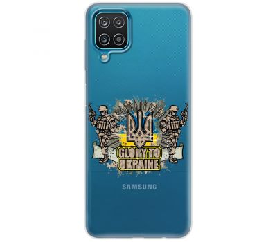 Чохол для Samsung Galaxy A12 / M12 MixCase патріотичні Glory to Ukraine