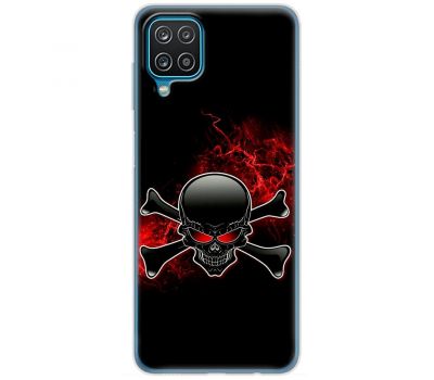 Чохол для Samsung Galaxy A12 / M12 MixCase патріотичні череп та кістки