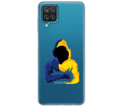Чохол для Samsung Galaxy A12 / M12 MixCase патріотичні синьо-жовті кольори