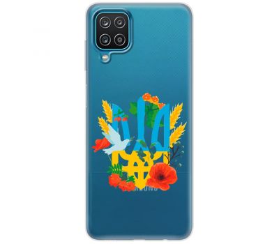 Чохол для Samsung Galaxy A12 / M12 MixCase патріотичні  герб у кольорах