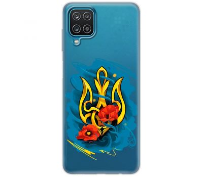 Чохол для Samsung Galaxy A12 / M12 MixCase патріотичні  герб із маками