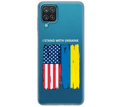 Чохол для Samsung Galaxy A12 / M12 MixCase патріотичні прапори