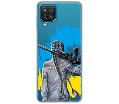 Чохол для Samsung Galaxy M33 (M336) MixCase патріотичні дівчина з автоматом