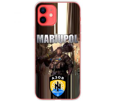 Чохол для iPhone 12 mini MixCase патріотичні військові Mariupol