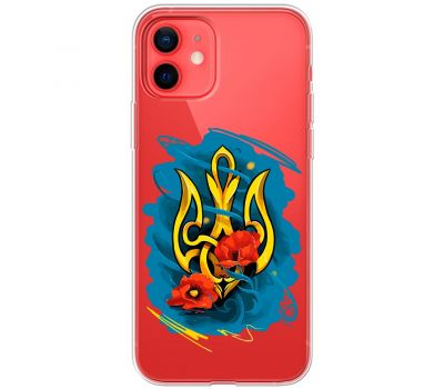 Чохол для iPhone 12 mini MixCase патріотичні герб із маками