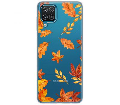 Чохол для Samsung Galaxy A12 / M12 MixCase осінь осінні листочки