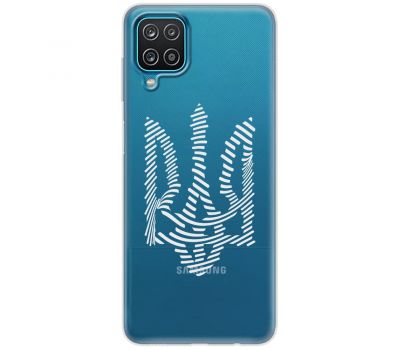 Чохол для Samsung Galaxy A12 / M12 MixCase патріотичні білий тризуб