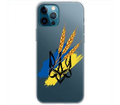 Чохол для iPhone 13 Pro MixCase патріотичні герб із колосками