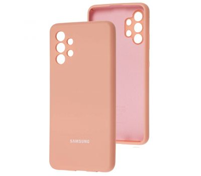 Чохол для Samsung Galaxy A32 (A325) Full camera рожевий / pudra