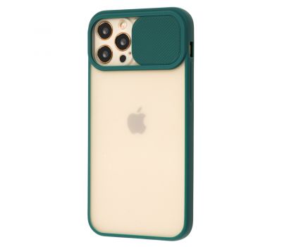Чохол для iPhone 12 Pro LikGus Camshield camera protect зелений