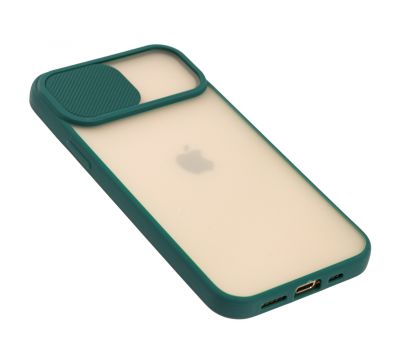 Чохол для iPhone 12 Pro LikGus Camshield camera protect зелений 3361746